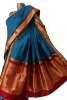 Black Contrast Pure South Silk Saree